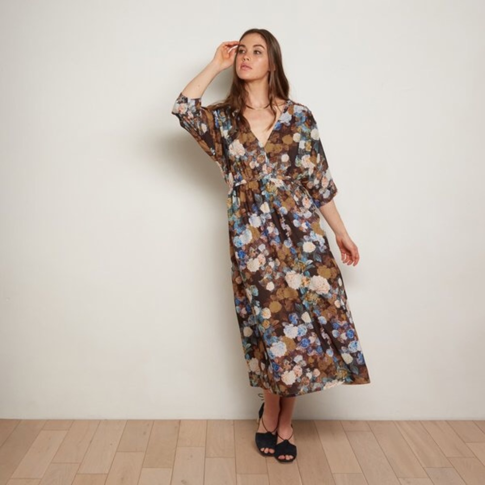 THE ODELLS DOLMAN DRESS - LOLA